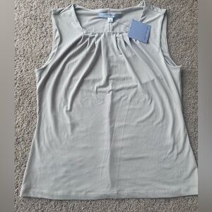 Andrew Marc Light Gray Tank Top